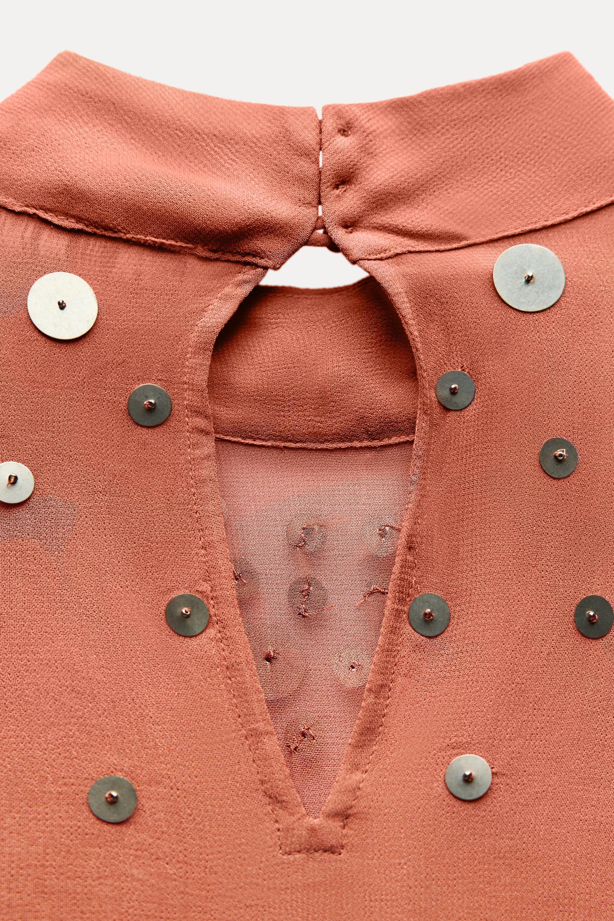 STUDDED BLOUSE ZW COLLECTION Product Image