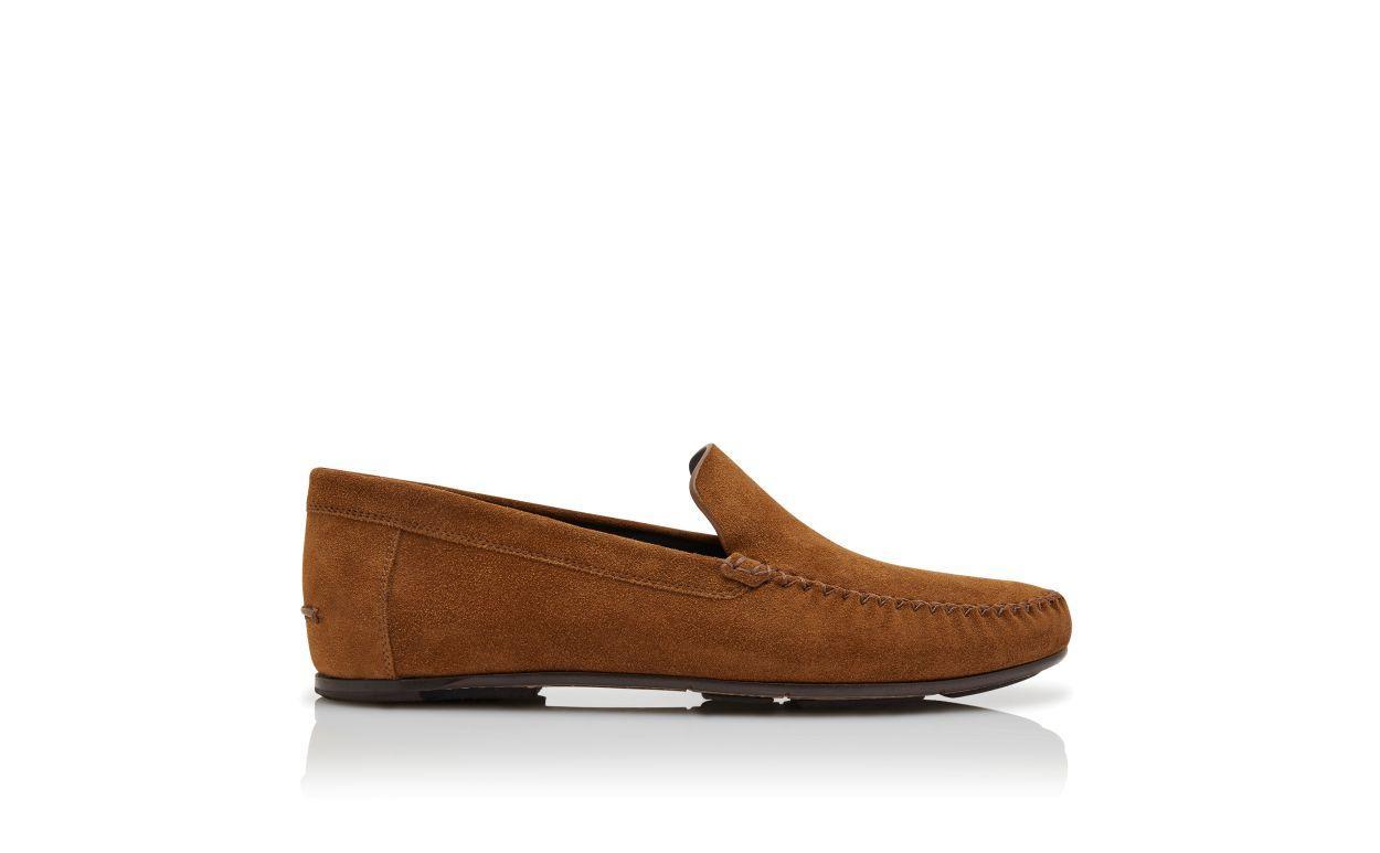 ALDER Brown Suede Slippers Product Image