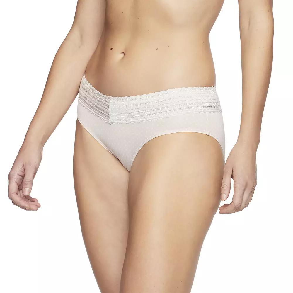 Warners No Pinching, No Problems® Dig-Free Comfort Waist with Lace Microfiber Hipster 5609J, Women's,  Product Image