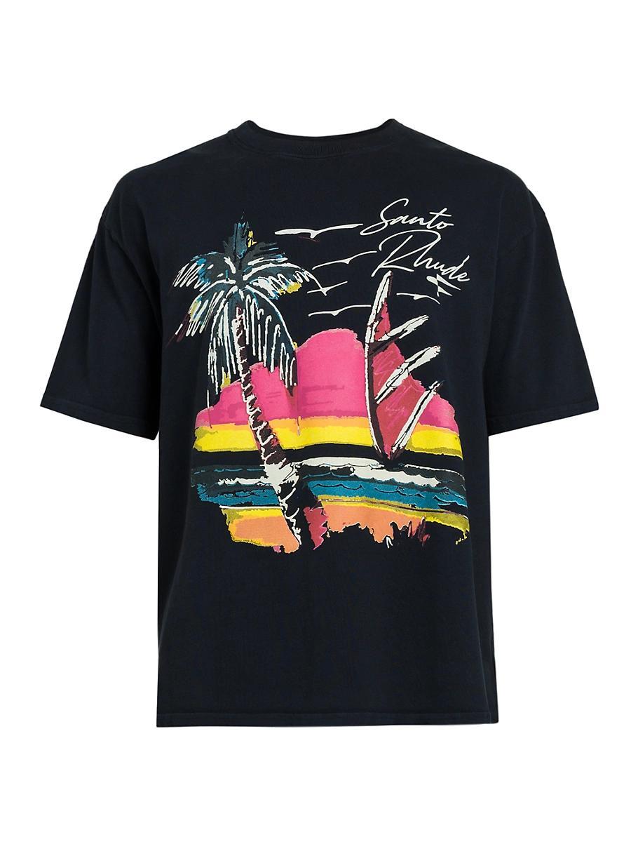 Mens Saint Graphic Cotton T-Shirt Product Image