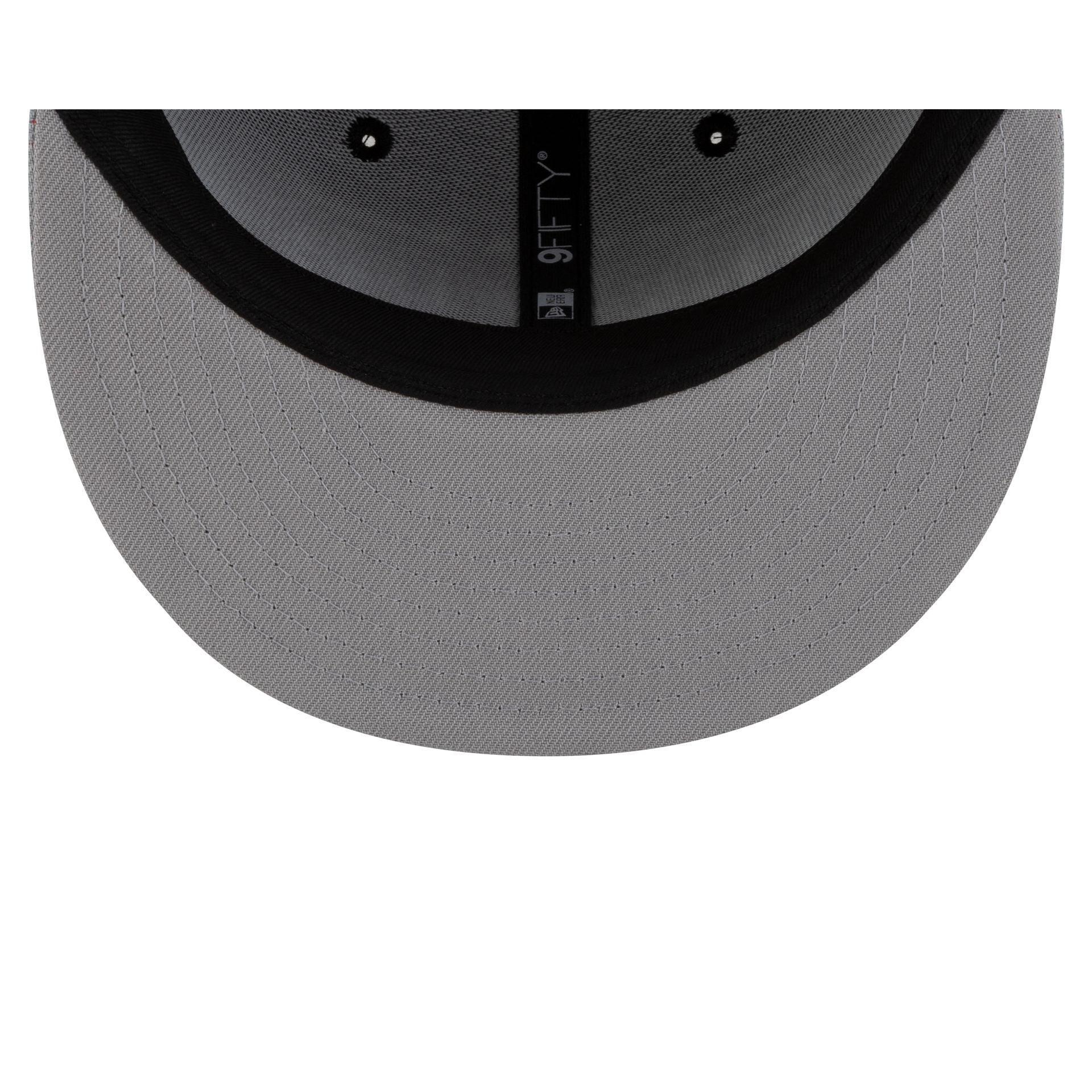 Kansas City Chiefs 2025 Sideline Hot Weather Split Panel 9FIFTY Snapback Hat Male Product Image