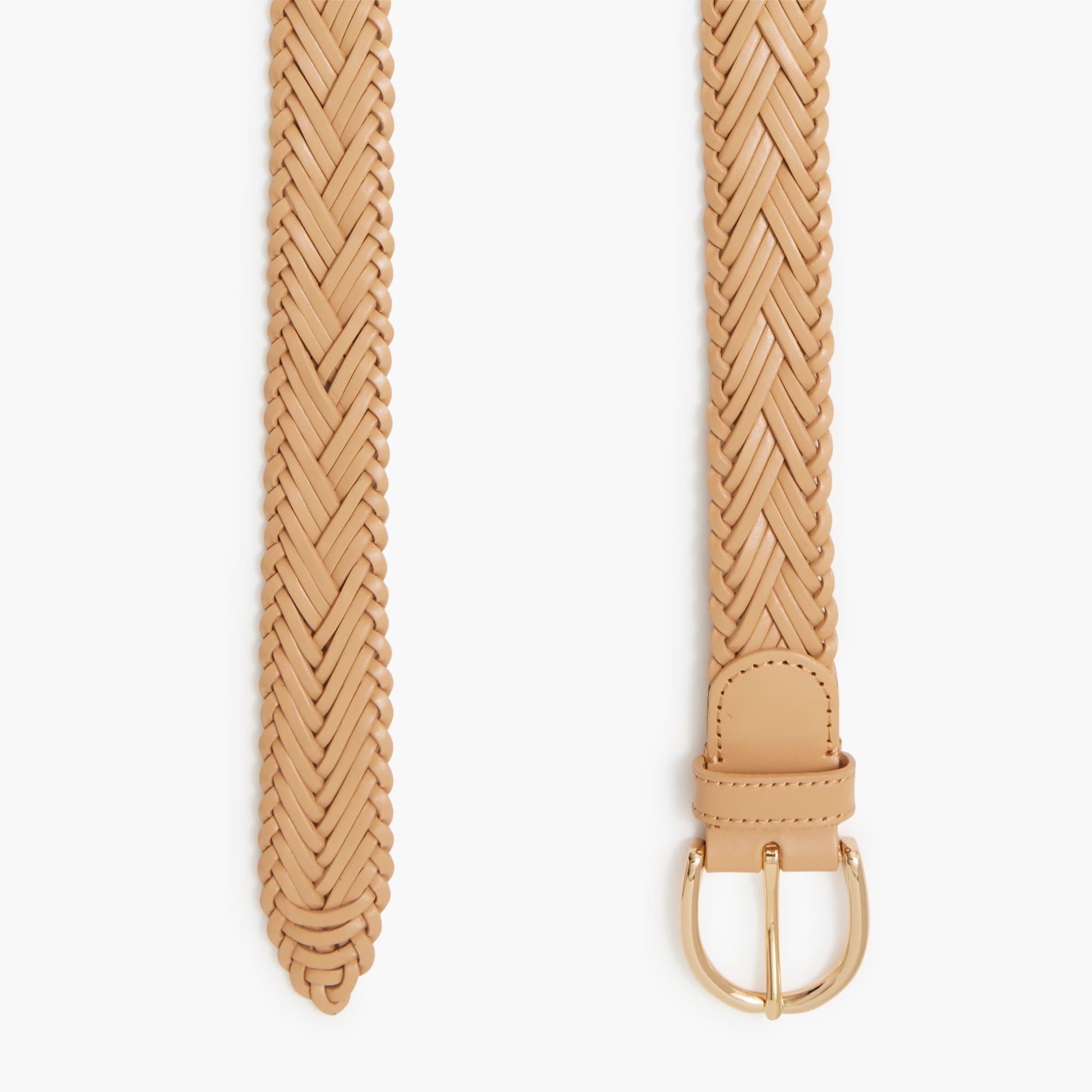 Woven leather belt Product Image