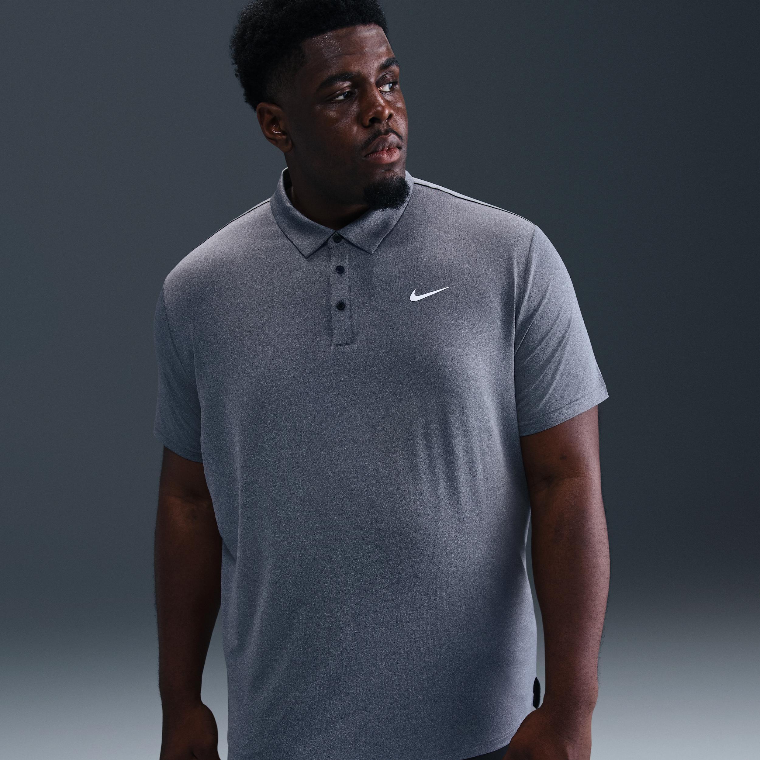 Nike Mens Tour Dri-FIT Heathered Golf Polo | FZ7473-010 Product Image