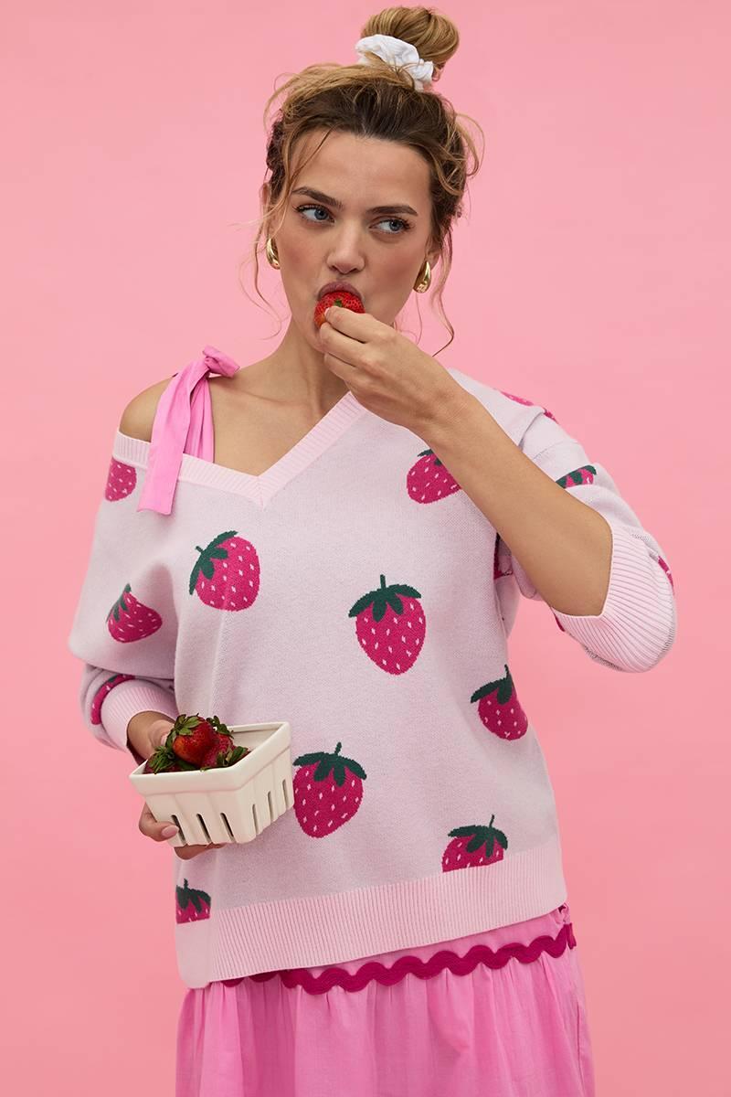 Joey Sweater Sweet Berry Product Image