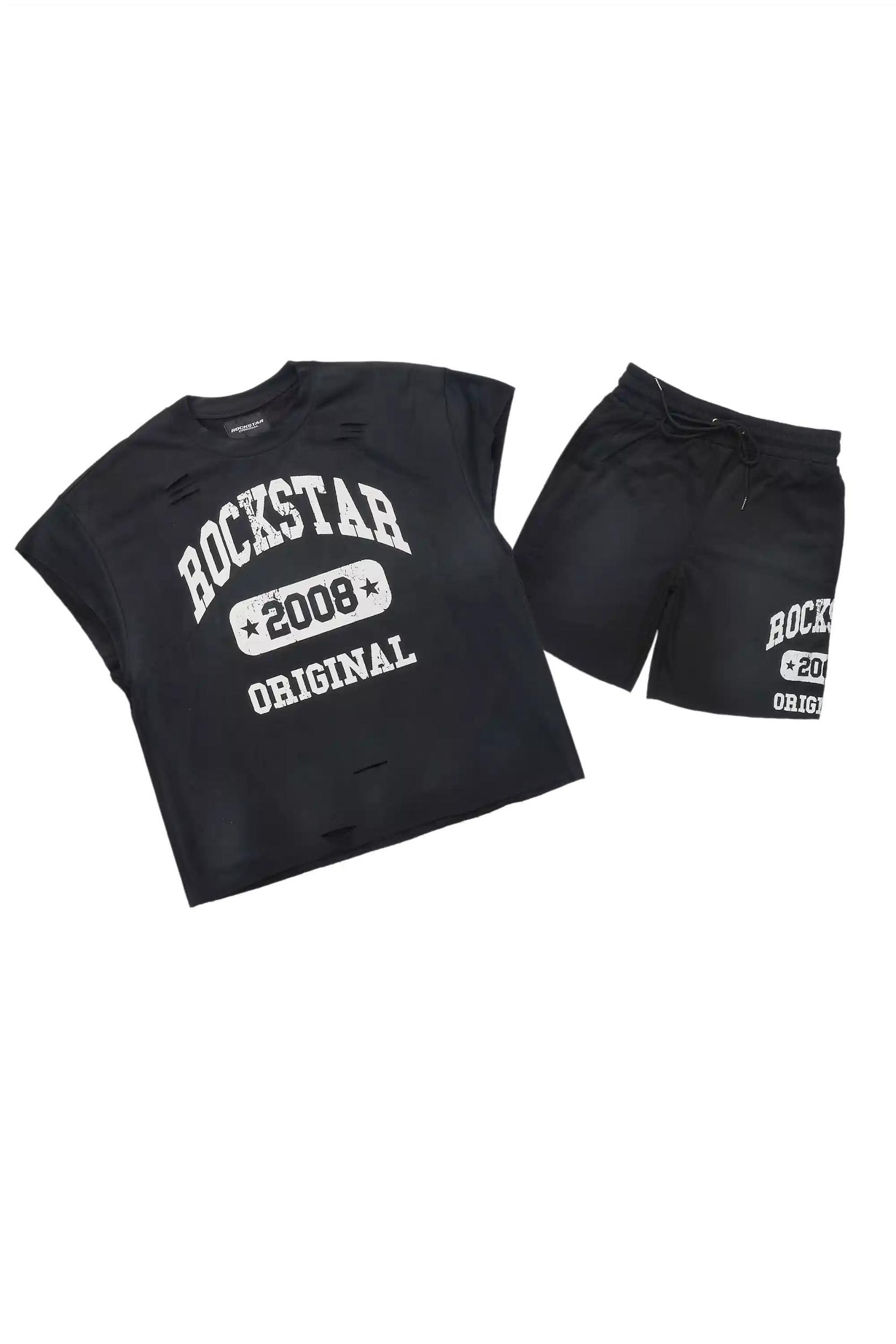 Uppercut Black T-Shirt/Short Set Male Product Image