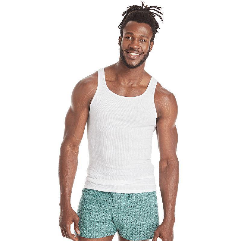 Hanes Ultimate 7+1 Double Bonus Pack Mens ComfortSoft Tank Undershirt Product Image