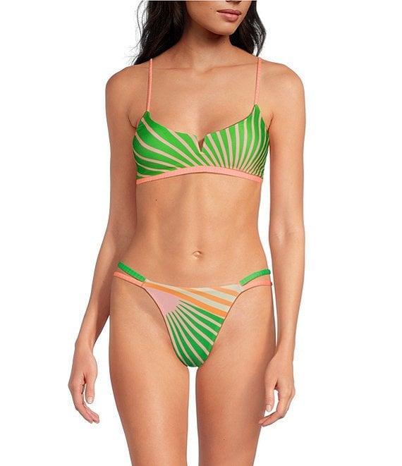 Maaji Stellar Sunrise Colada Reversible Double Tab Side Swim Bottom Product Image