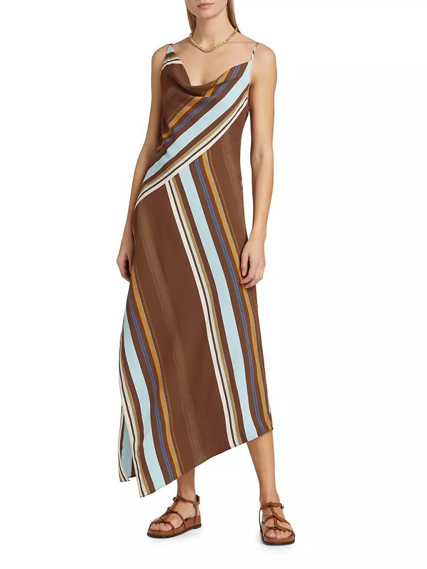 Lauren Striped Midi-Dress Product Image