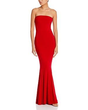 Norma Kamali Strapless Fishtail Gown Product Image