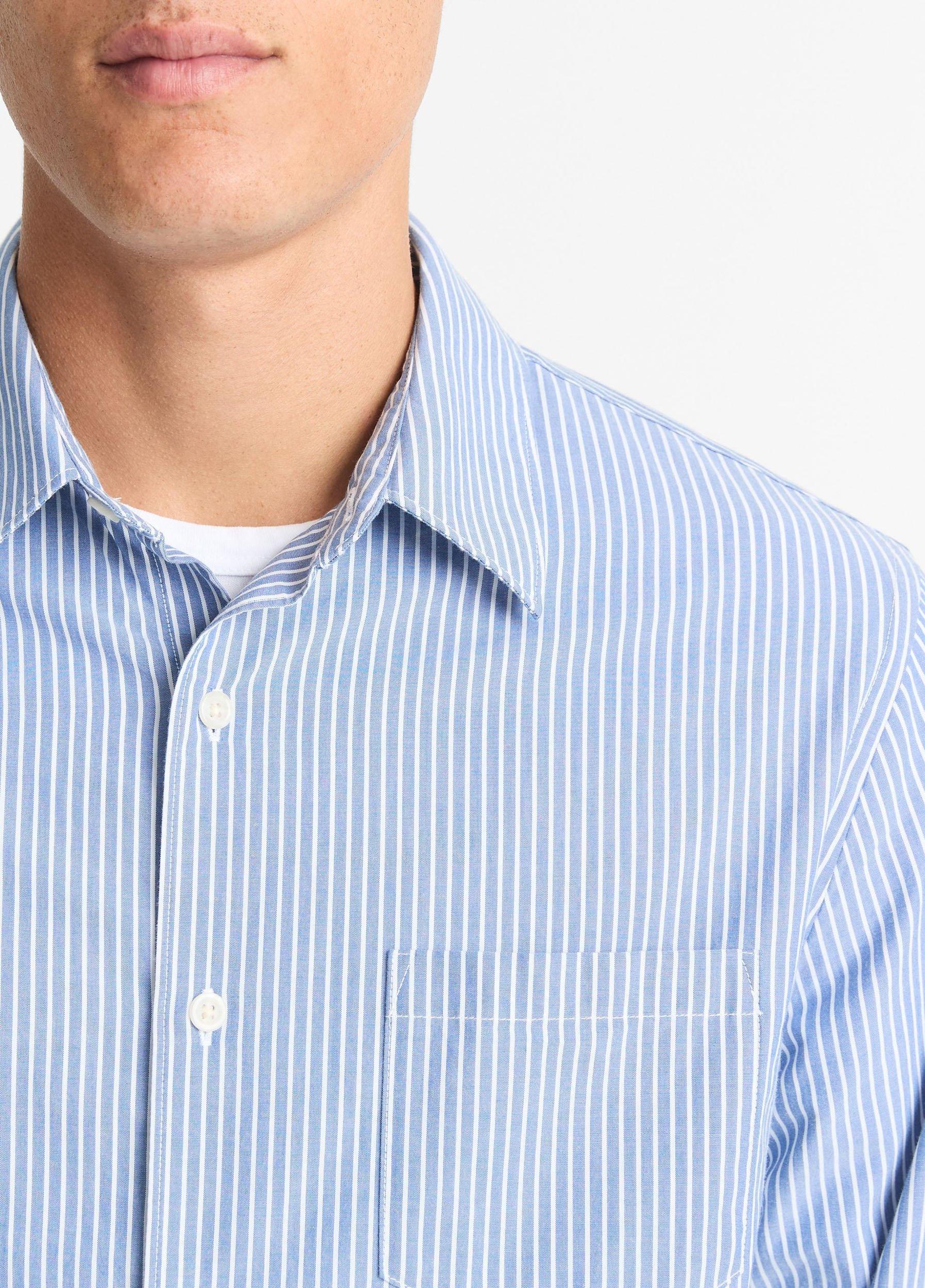 Playa Cotton Poplin Stripe Shirt Product Image