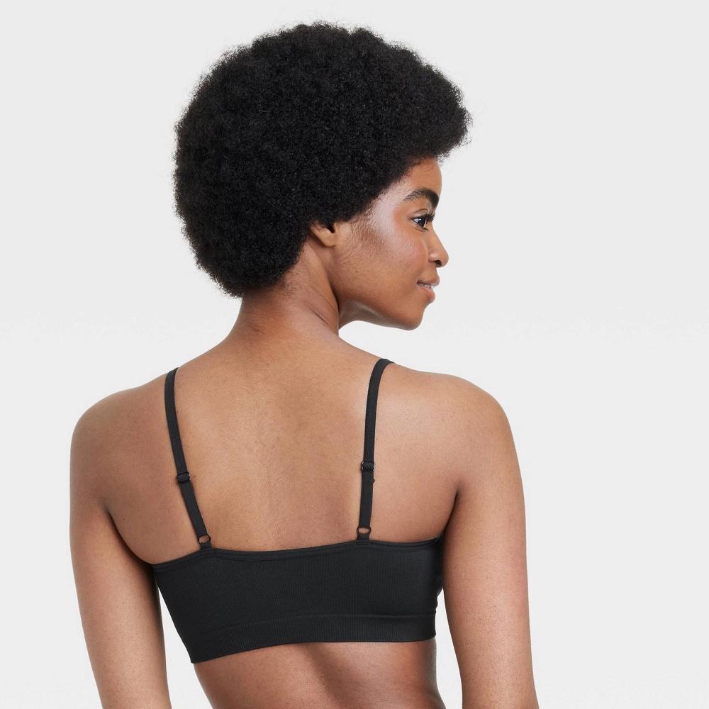 Womens Seamless Bralette - Colsie Black XS Product Image