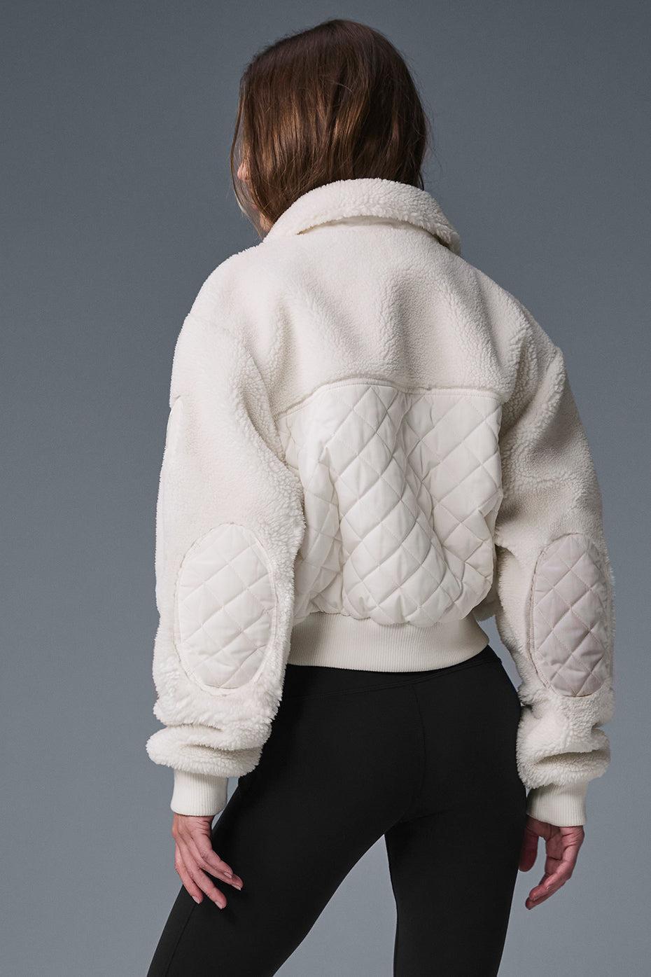 Sherpa Edge Bomber - Ivory Female Product Image