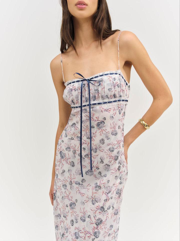 Midsummer Midi Dress — White Product Image