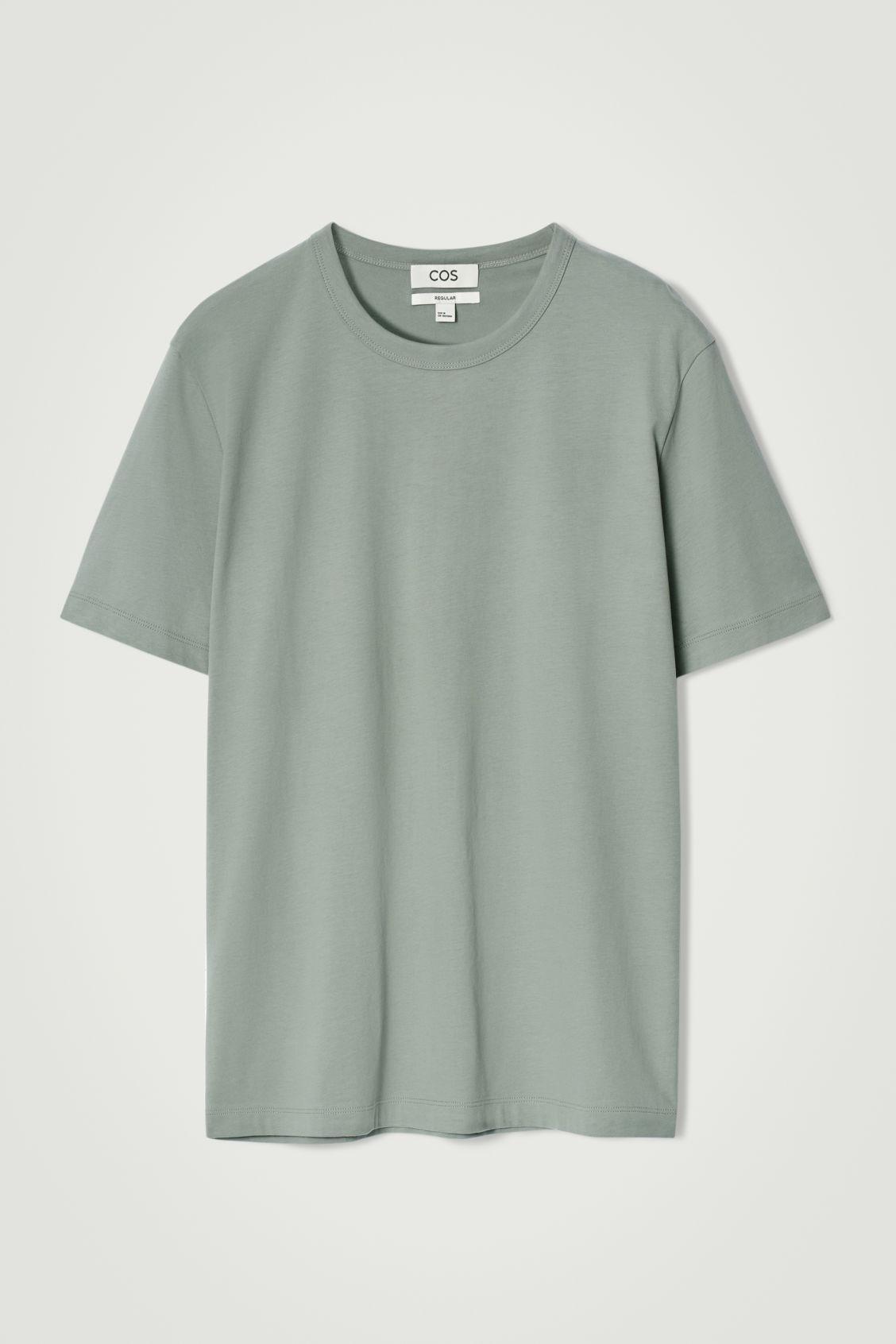 REGULAR LIGHTWEIGHT BRUSHED-COTTON T-SHIRT Product Image