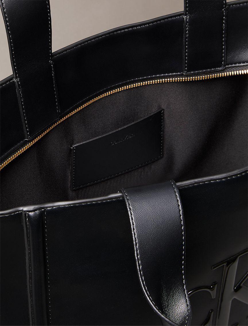 Embossed Monogram Logo Tote Bag Product Image