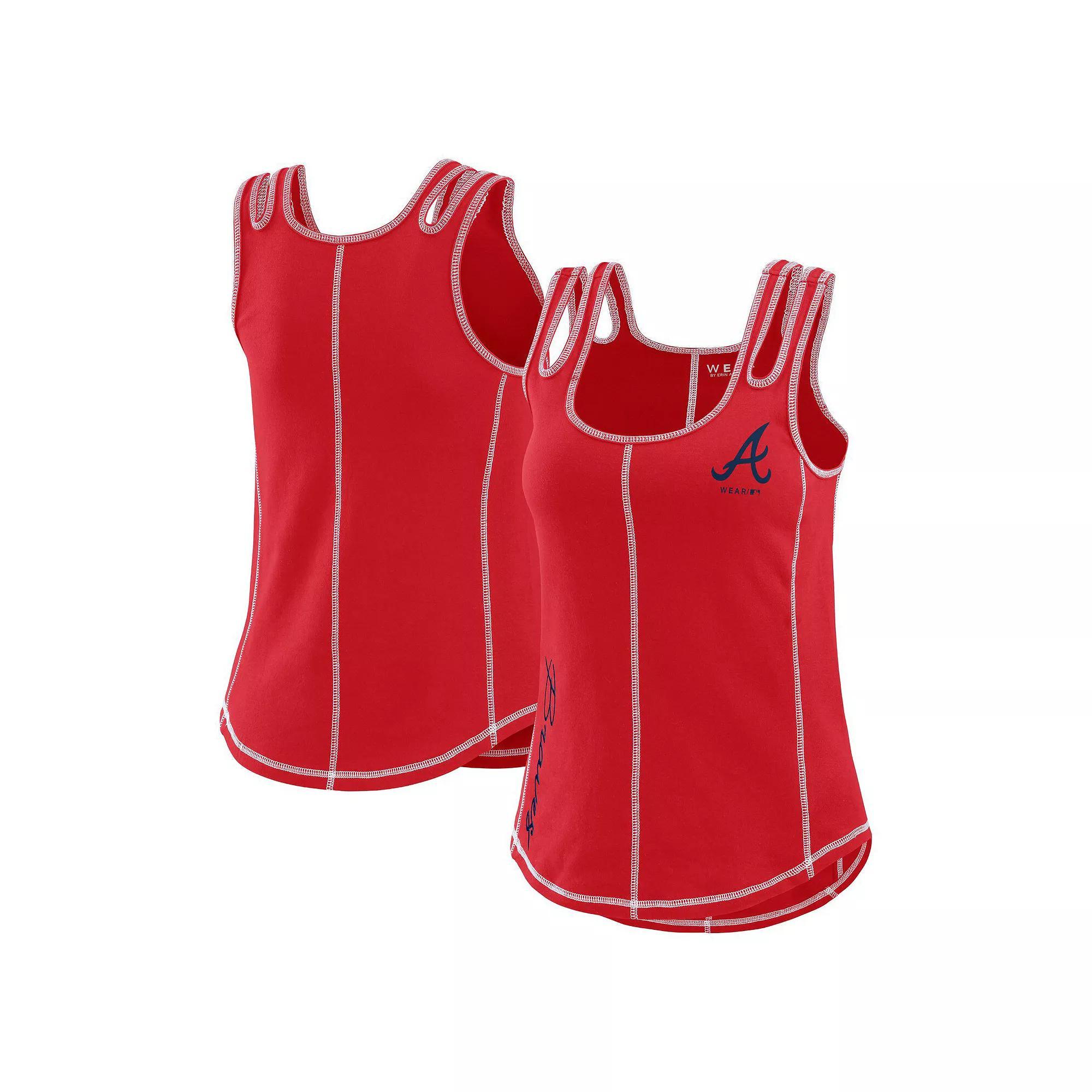 Women's WEAR by Erin Andrews Orange San Francisco Giants Contrast Stitch Tank Top,  Product Image