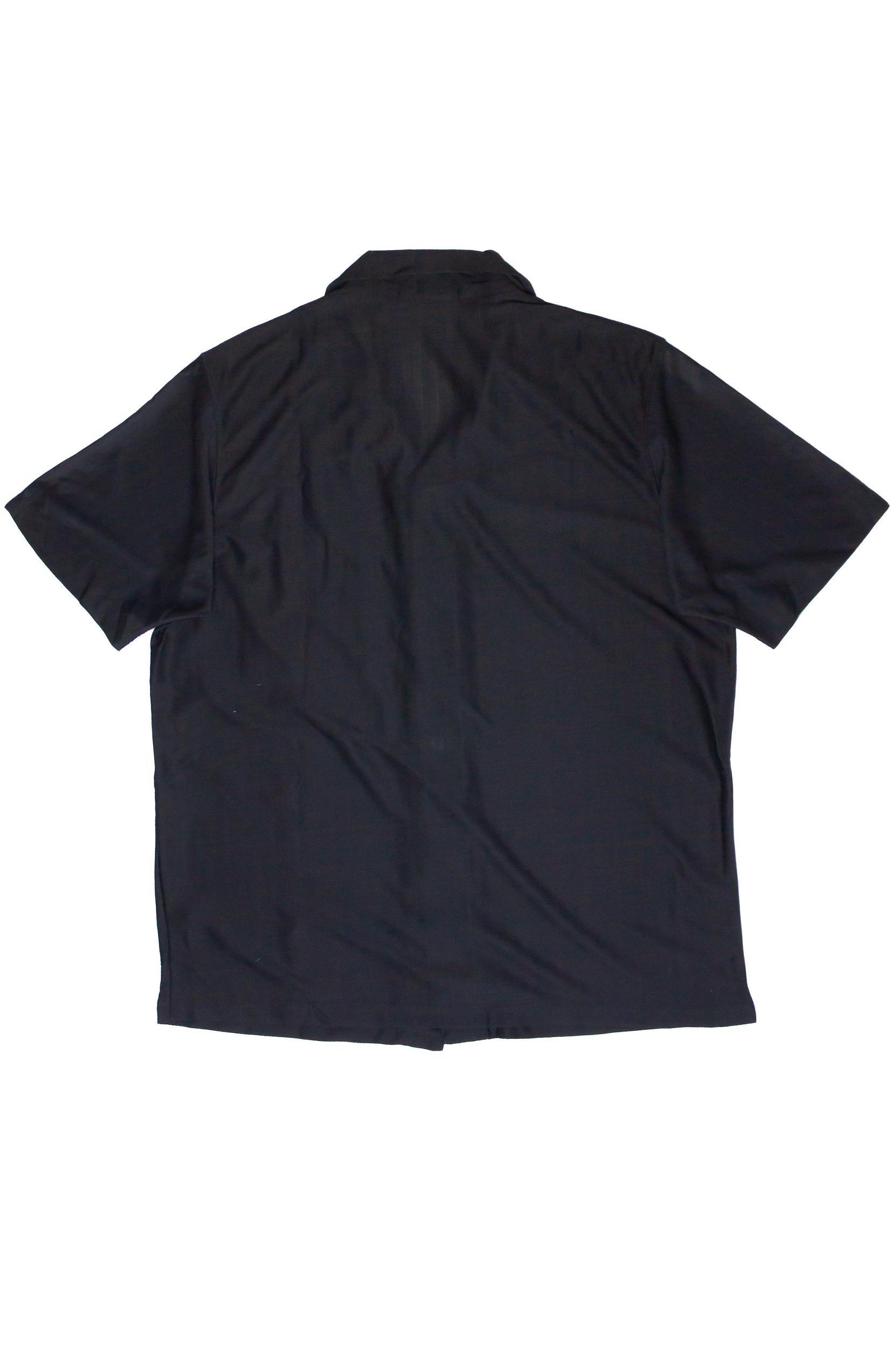 Micro Herringbone Knit Button Up Shirt Product Image