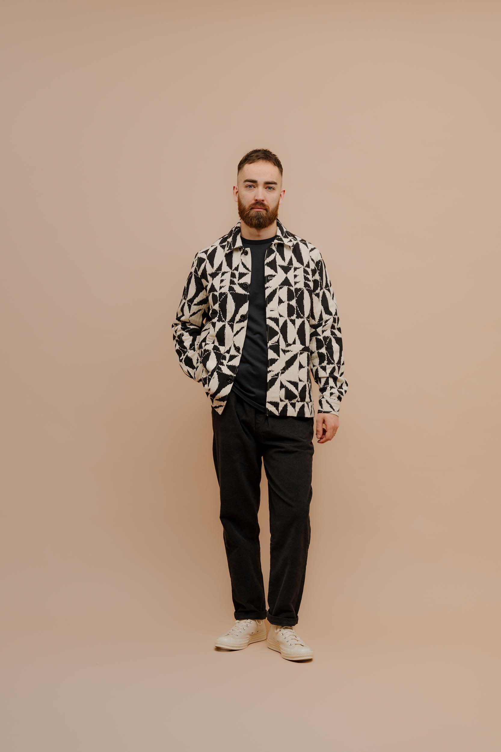 Swirl Jacquard Overshirt Product Image