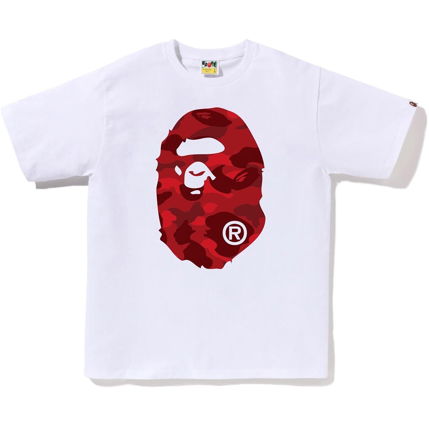 COLOR CAMO BIG APE HEAD TEE MENS Male Product Image