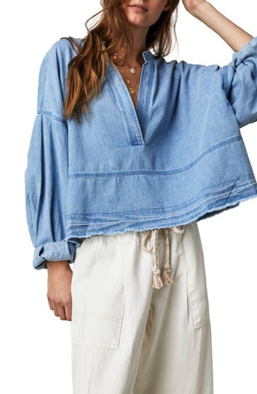 x We The Free Jude Denim Pullover In Vintage Indigo Free People Product Image