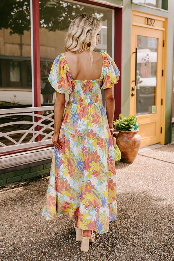 On Tropic Time Maxi Dress in Sea Glass Product Image