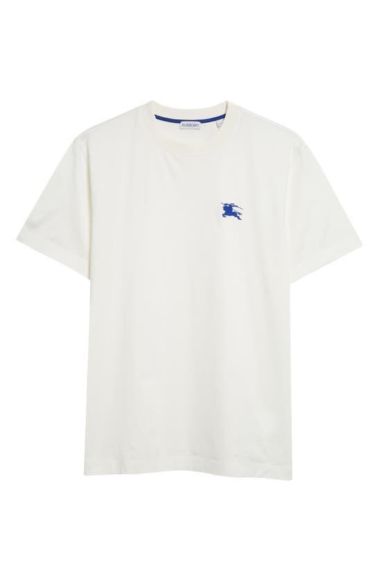 White Embroidered T-Shirt Product Image