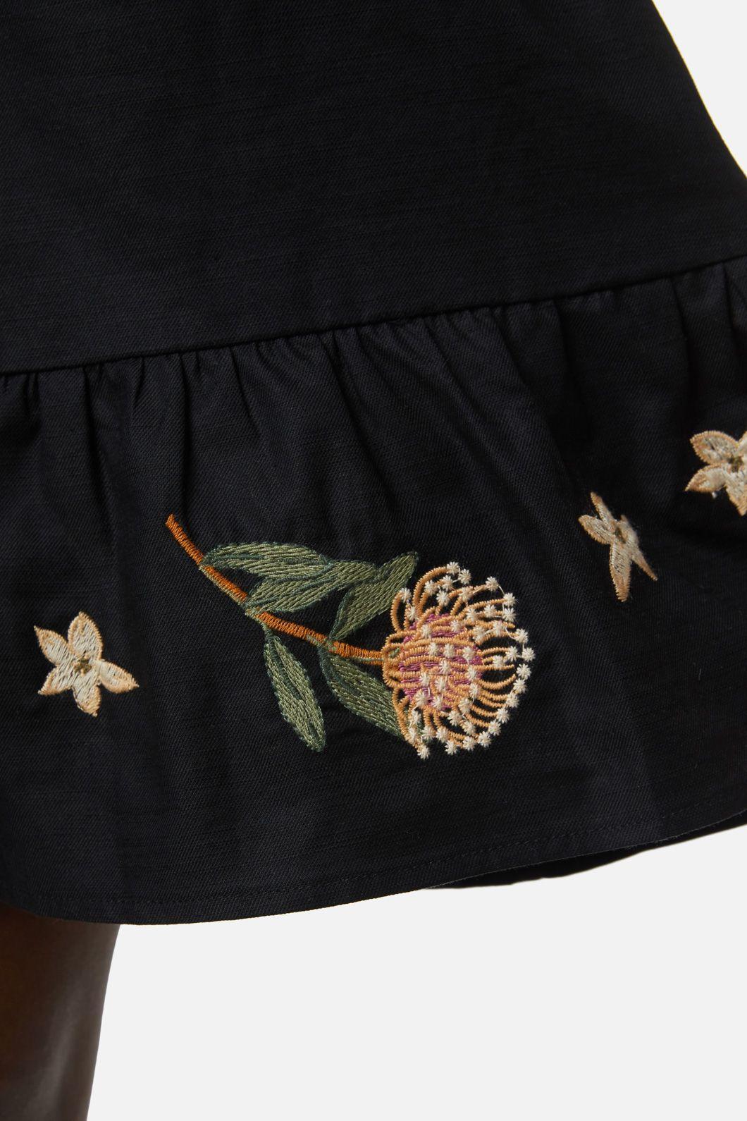 Protea Embroidered Dress Product Image