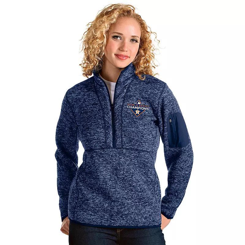 Women's Houston Astros Half-Zip Pullover, Size: XXL, Blue Product Image