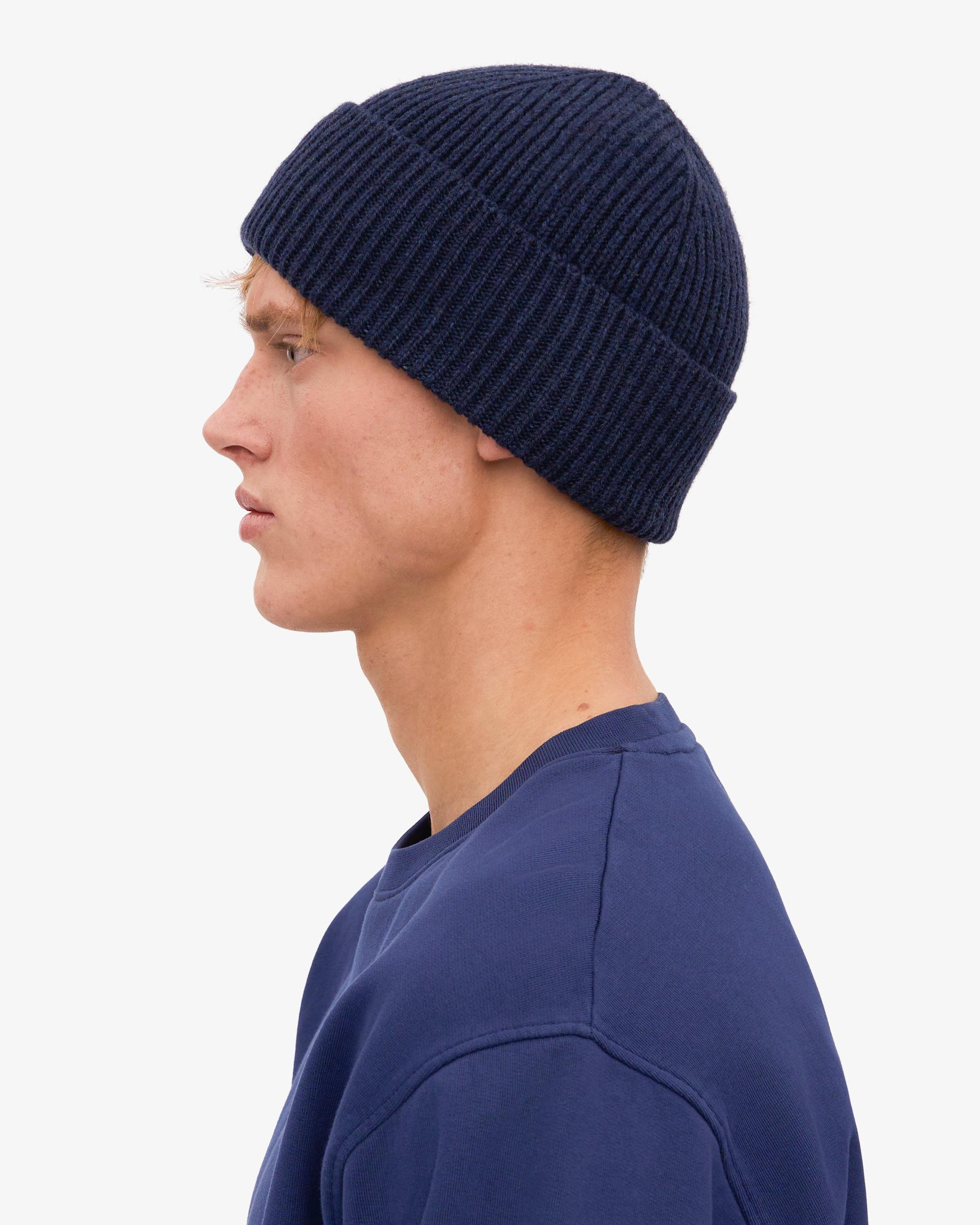 Merino Wool Beanie - Oxblood Red Product Image