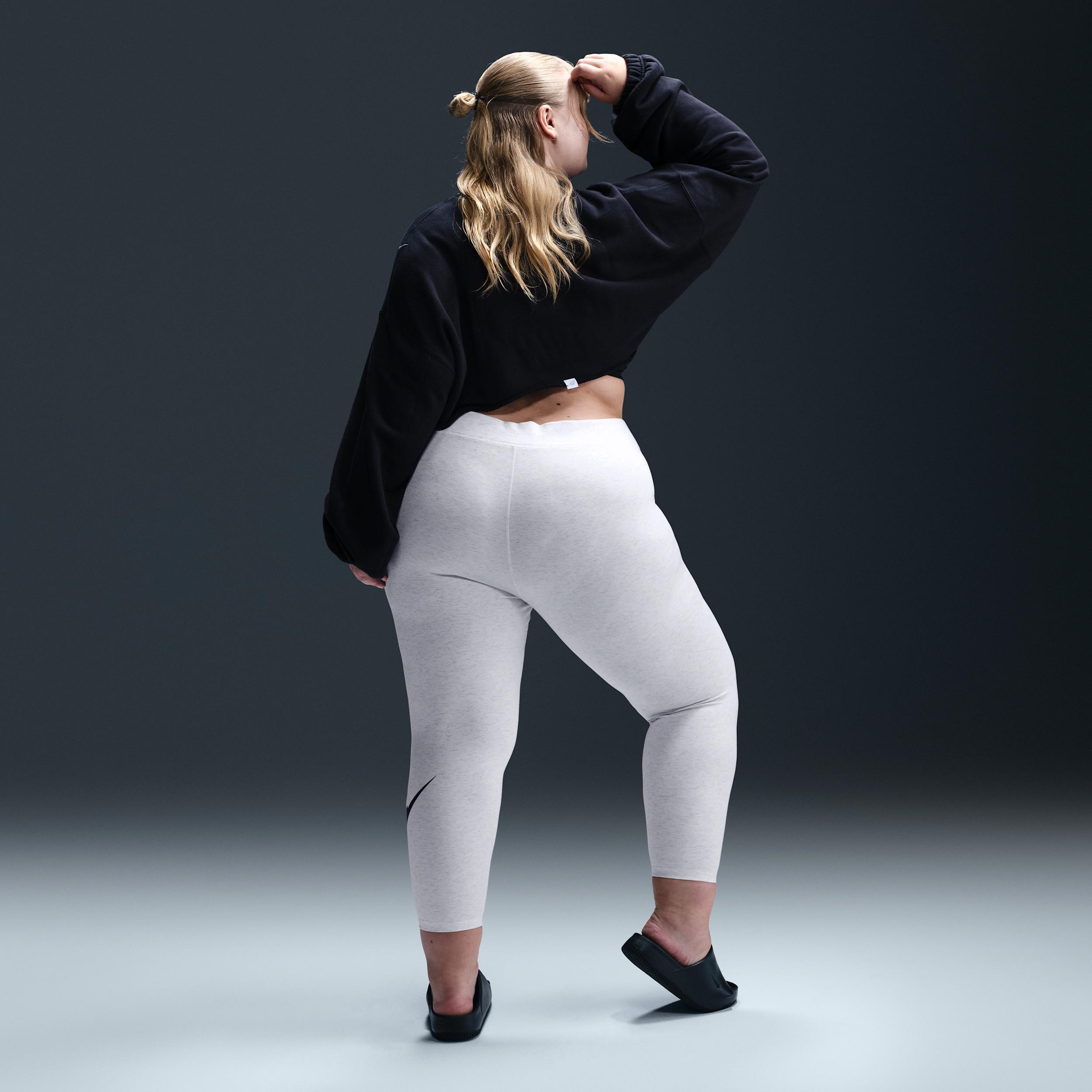 Women's Nike Sportswear Classics High-Waisted Graphic Leggings (Plus Size) Product Image