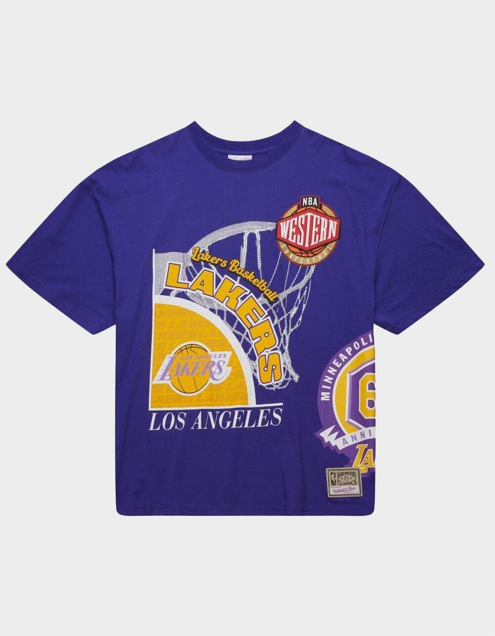 MITCHELL & NESS Los Angeles Lakers Logo Blast Mens Tee Product Image