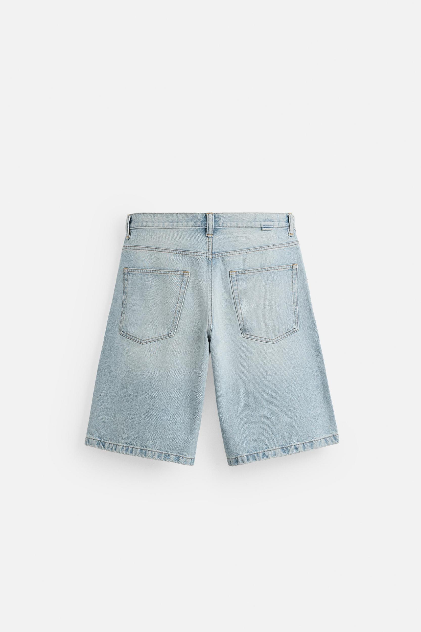 BAGGY FIT DENIM SHORTS Product Image