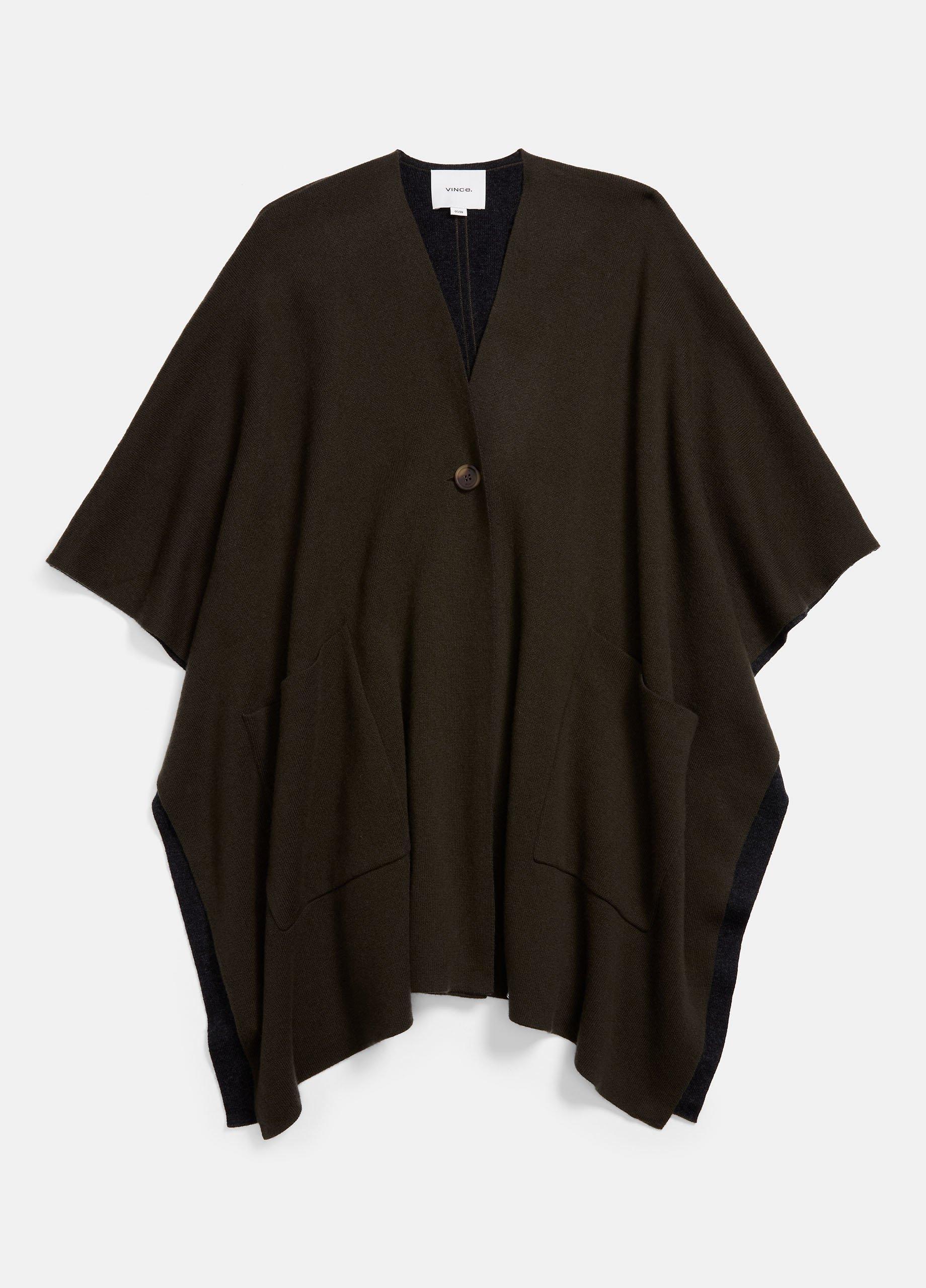 Wool and Cashmere Double-Face Cape Product Image