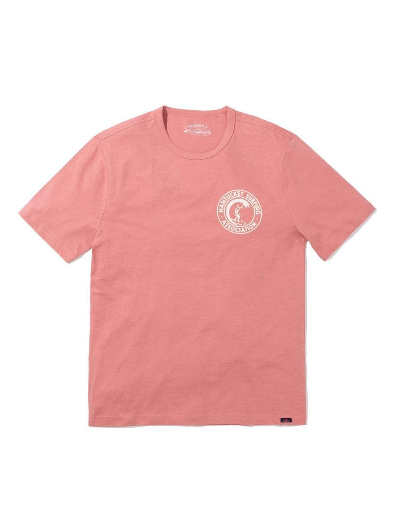 Nantucket Short-Sleeve Crew T-Shirt - Faded Flag Product Image