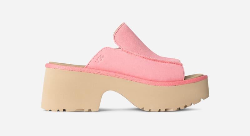 UGG Womens New Heights Slide Suede Sandals Product Image