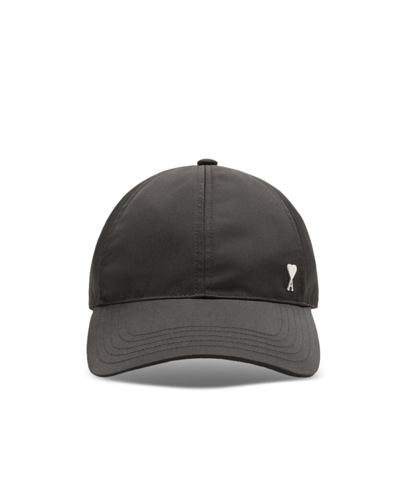 AMI ALEXANDRE MATTIUSSI Ami De Coeur Stud Cap In Black Product Image