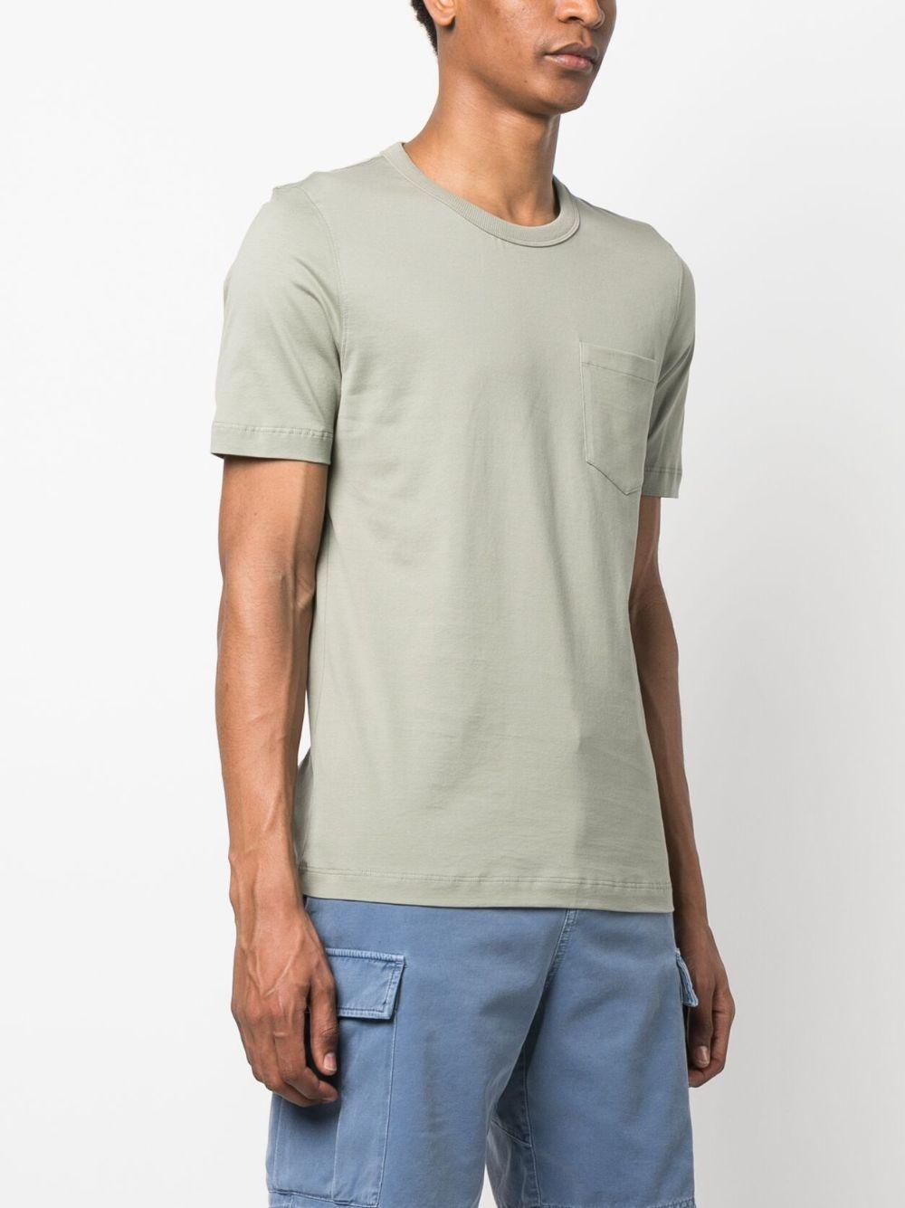 chest-pocket cotton T-shirt Product Image