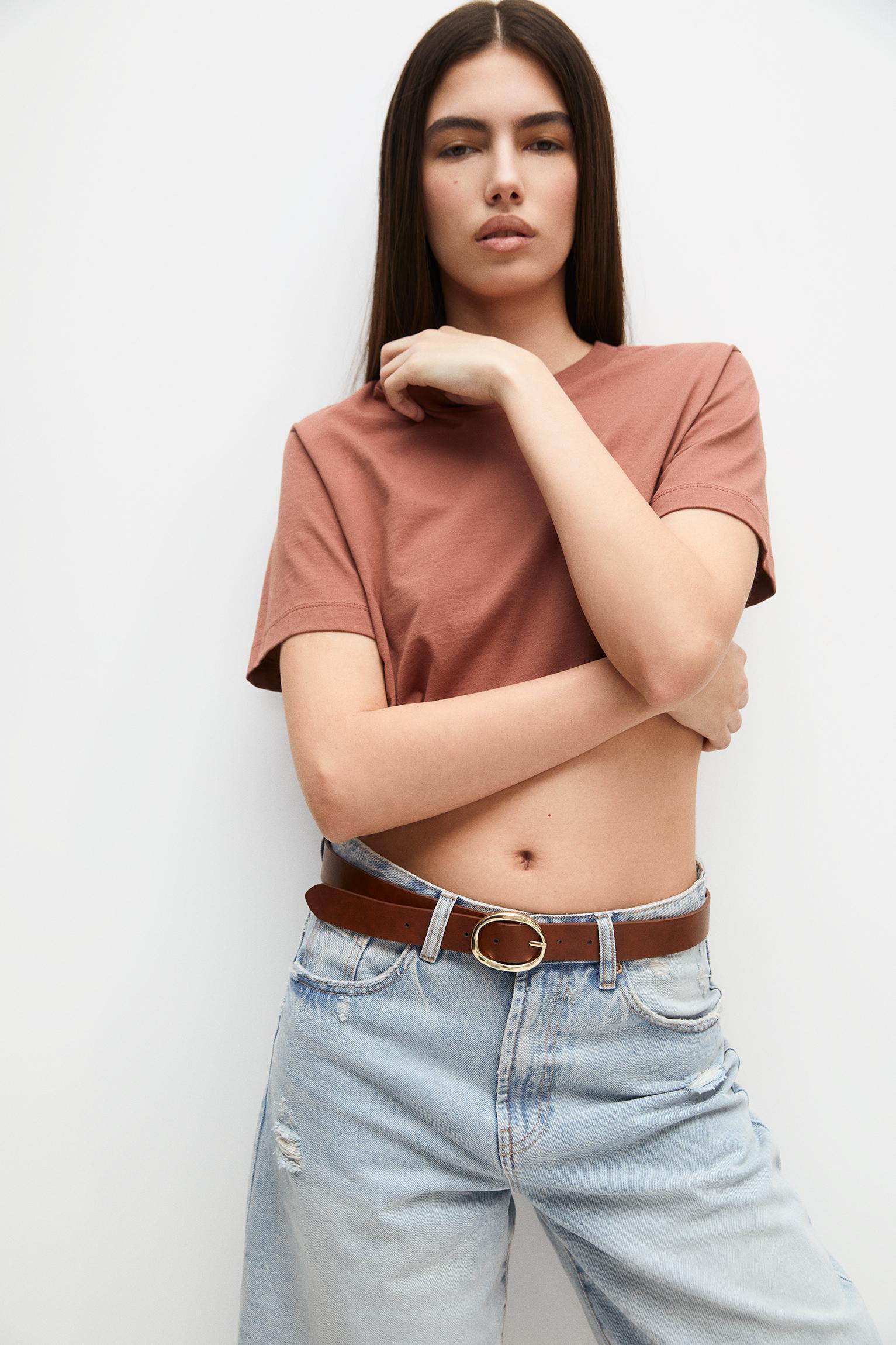 Belt with oval buckle Product Image