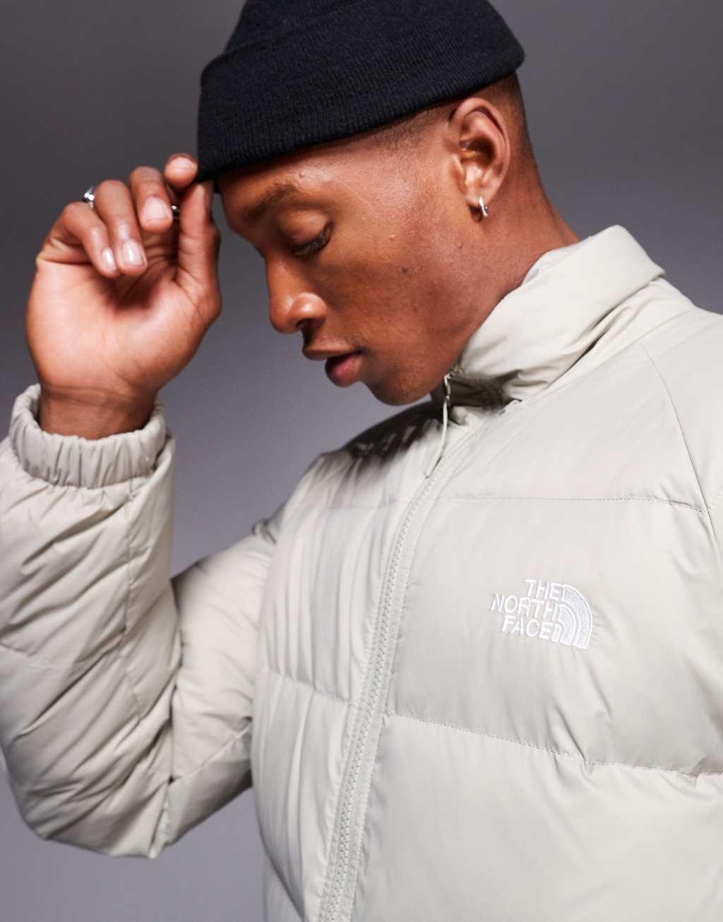 The North Face Hydrenalite down puffer jacket in clay gray Product Image