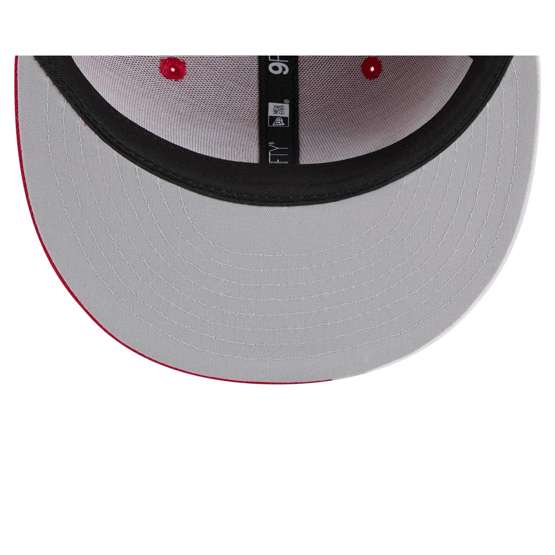 Villanova Wildcats Black & White 9FIFTY Snapback Hat Male Product Image