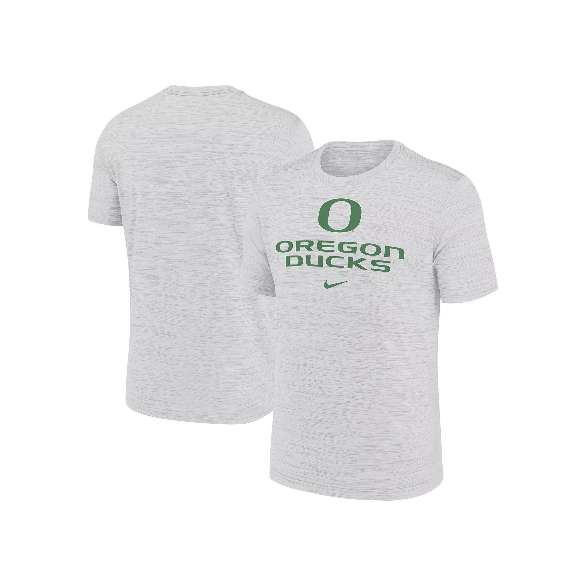 Men's Nike White Oregon Ducks Primetime Velocity T-Shirt,  Product Image
