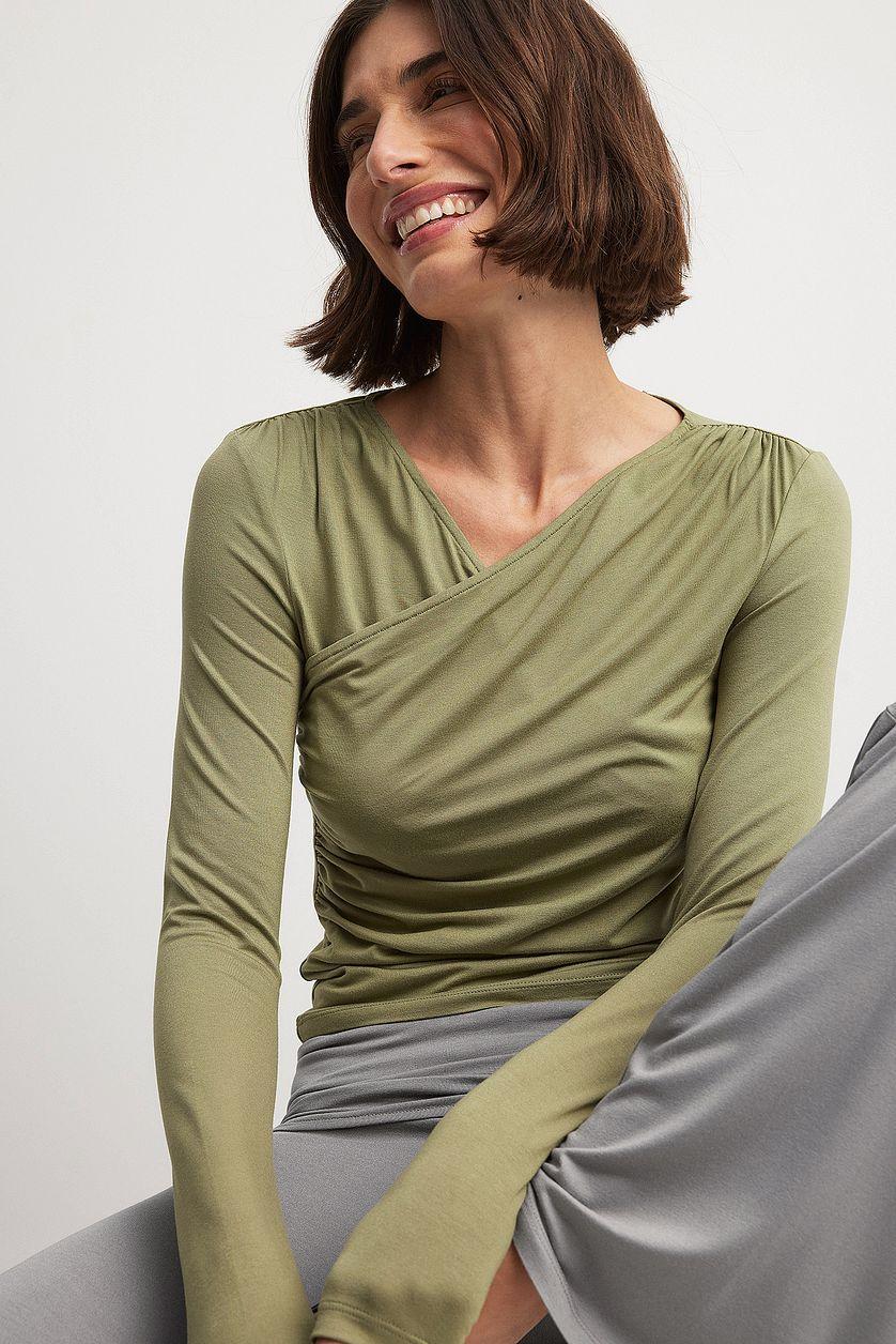Soft Line Draped Top Product Image