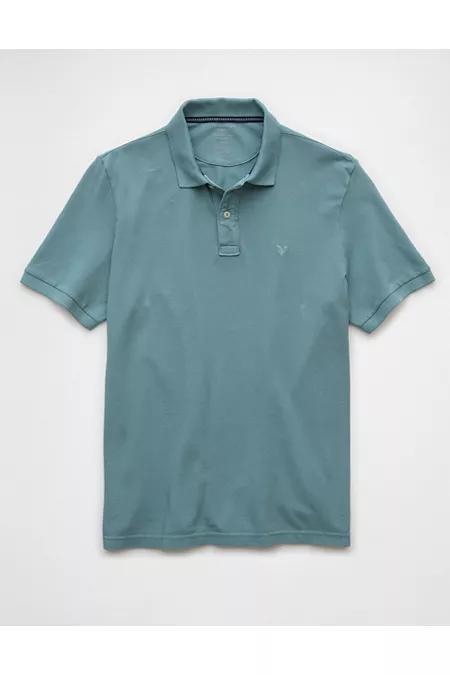 AE Lived-In Pique Polo Shirt Mens Product Image