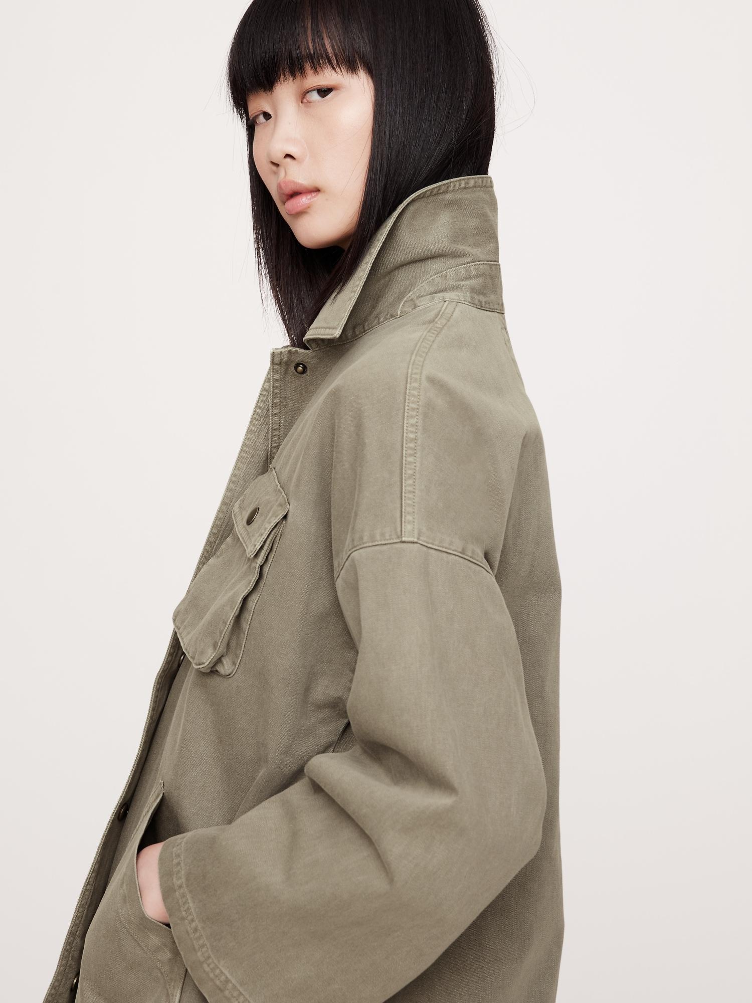 Washed Cotton Chore Jacket Product Image