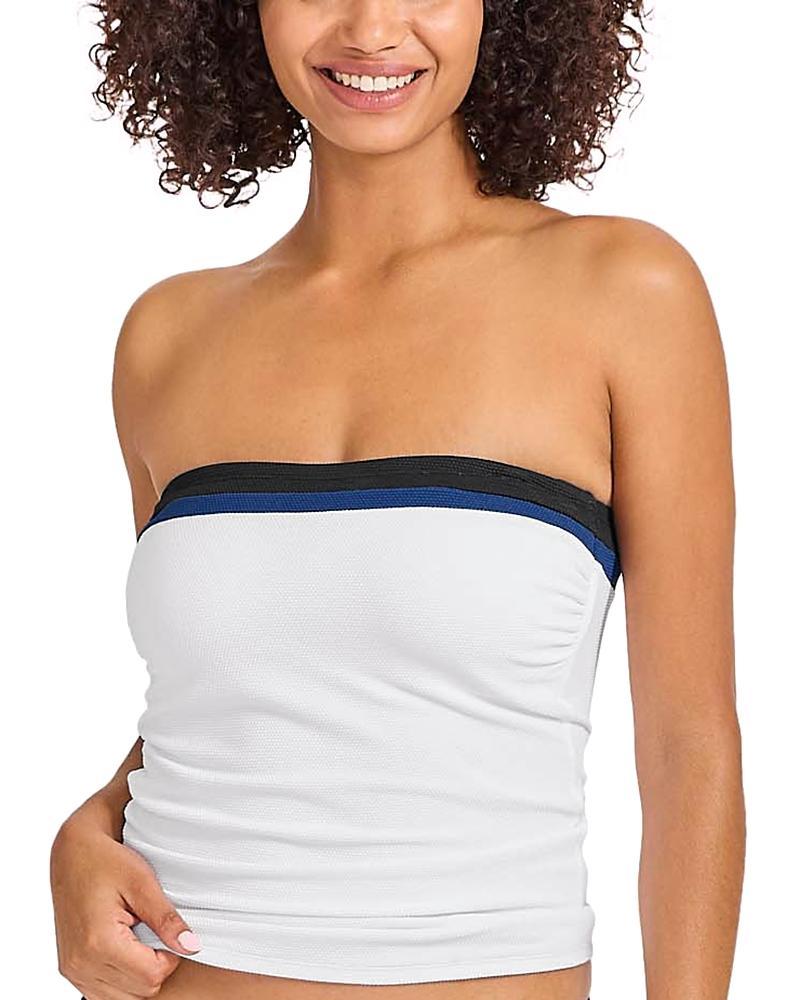 Tommy Bahama Island Cays Color Block Bandeau Tankini Top Product Image