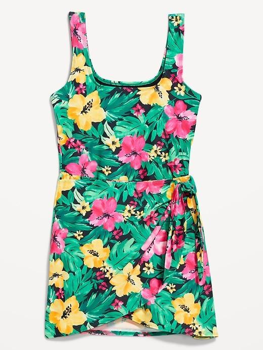 Side-Tie Swim Dress Product Image