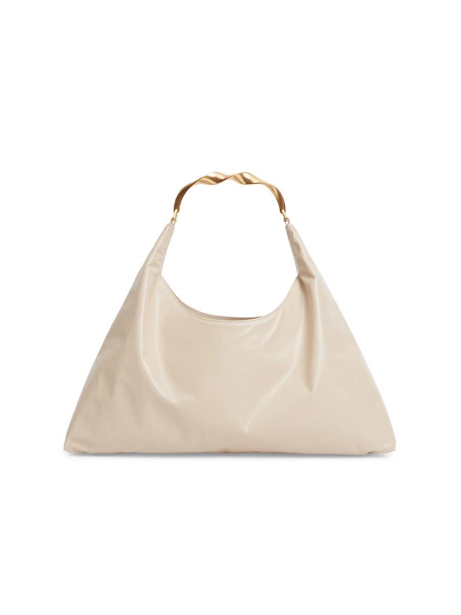 Womens Twisted Handle Hobo Bag Product Image