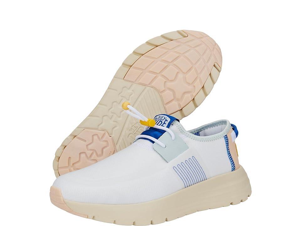 Hey Dude Sirocco Color-Block (White Women's Shoes Product Image