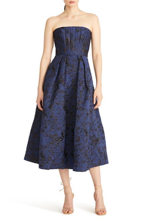 Ml Monique Lhuillier Isabel Jacquard Midi Dress Product Image