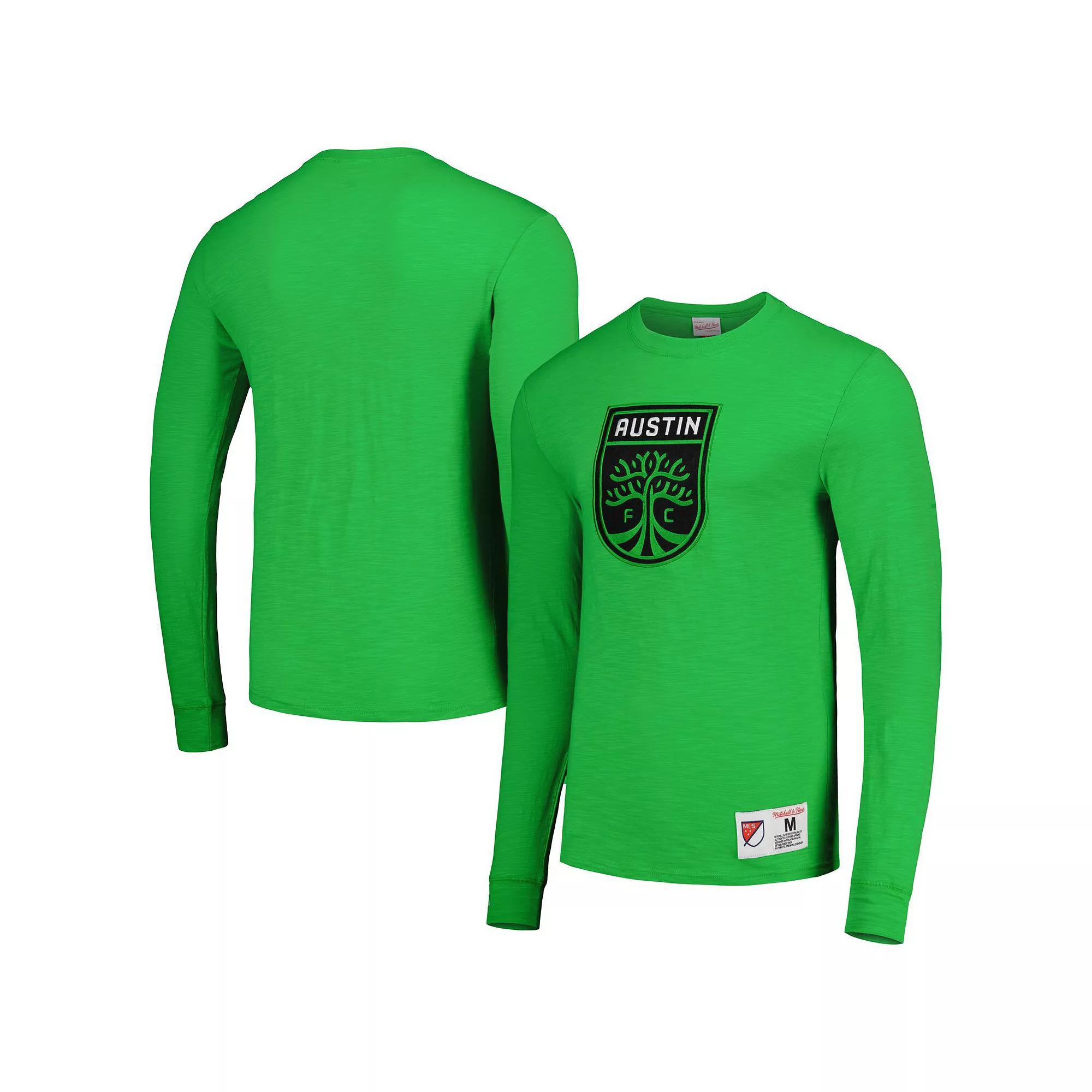Men's Mitchell & Ness Green Austin FC Legendary Long Sleeve T-Shirt,  Product Image